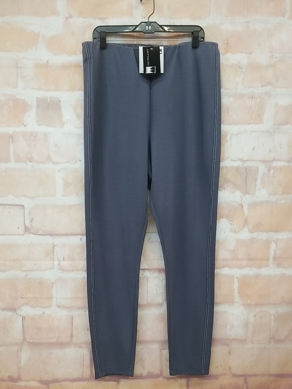 NWT Antthony Size 1x Women's Jogger Pants in Slate Blue